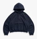 Henley Hoodie — Navy