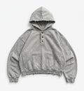 Henley Hoodie — Heather Gray